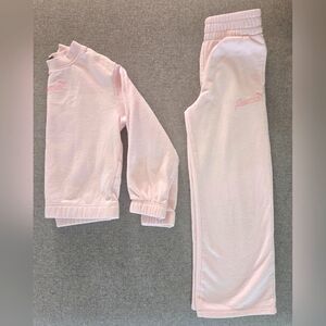 Puma Kids Pink Sweatshirt and Pants Set